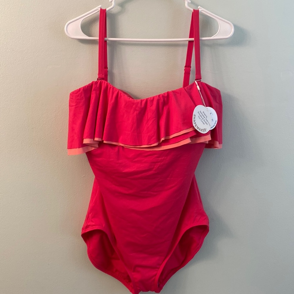 NWT Contour by Coco Reef coral shape-maker swimwear size 14